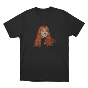 Hayley Williams Orange Hair Portrait Unisex T Shirt Black