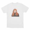 Hayley Williams Orange Hair Portrait Unisex T Shirt White